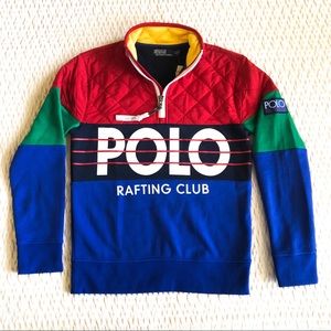 NWT Polo Ralph Lauren Tech Hybrid Pullover Jacket
